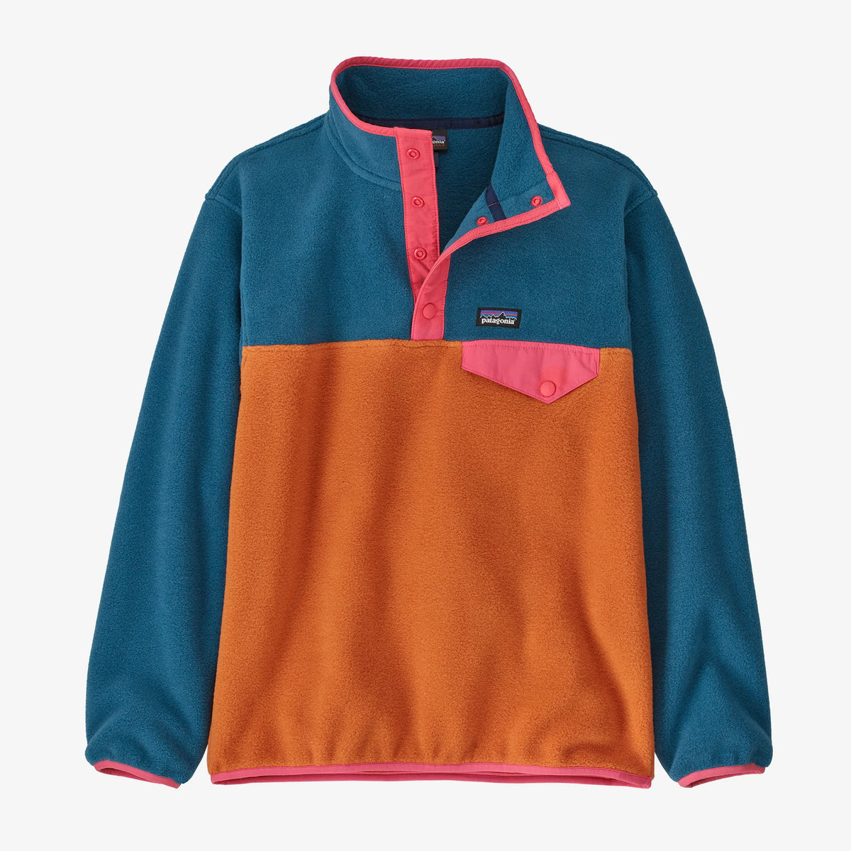 Patagonia Kids Lightweight Synchilla Snap T Pullover Raglan Surf Co