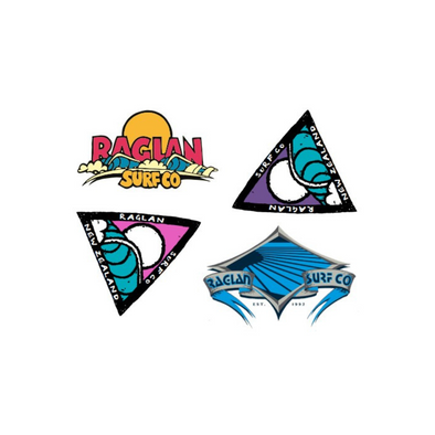 Raglan Surf Co Board Art Sticker (4 Sheet)