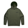 Raglan Surf Co Mens Block Relaxed Pullover Hood
