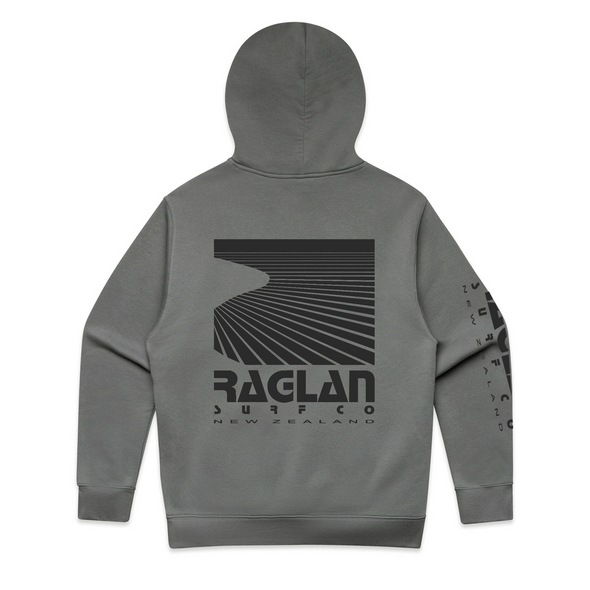 Raglan Surf Co Mens Block Relaxed Pullover Hood