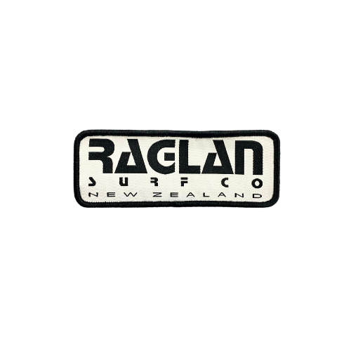 Raglan Surf Co Block Text Patch