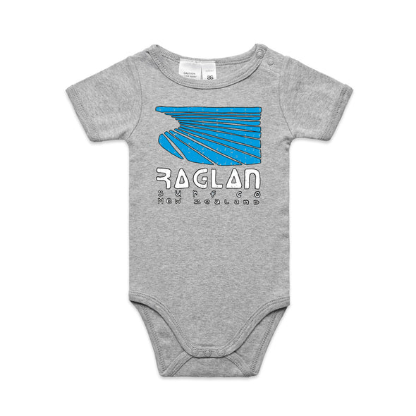 Raglan Surf Co Crayon Baby Onesie