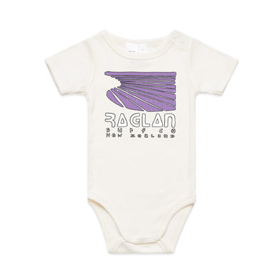 Raglan Surf Co Crayon Baby Onesie