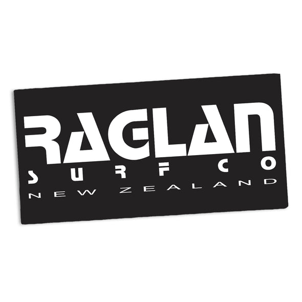 Raglan Surf Co Block Text Beach Towel