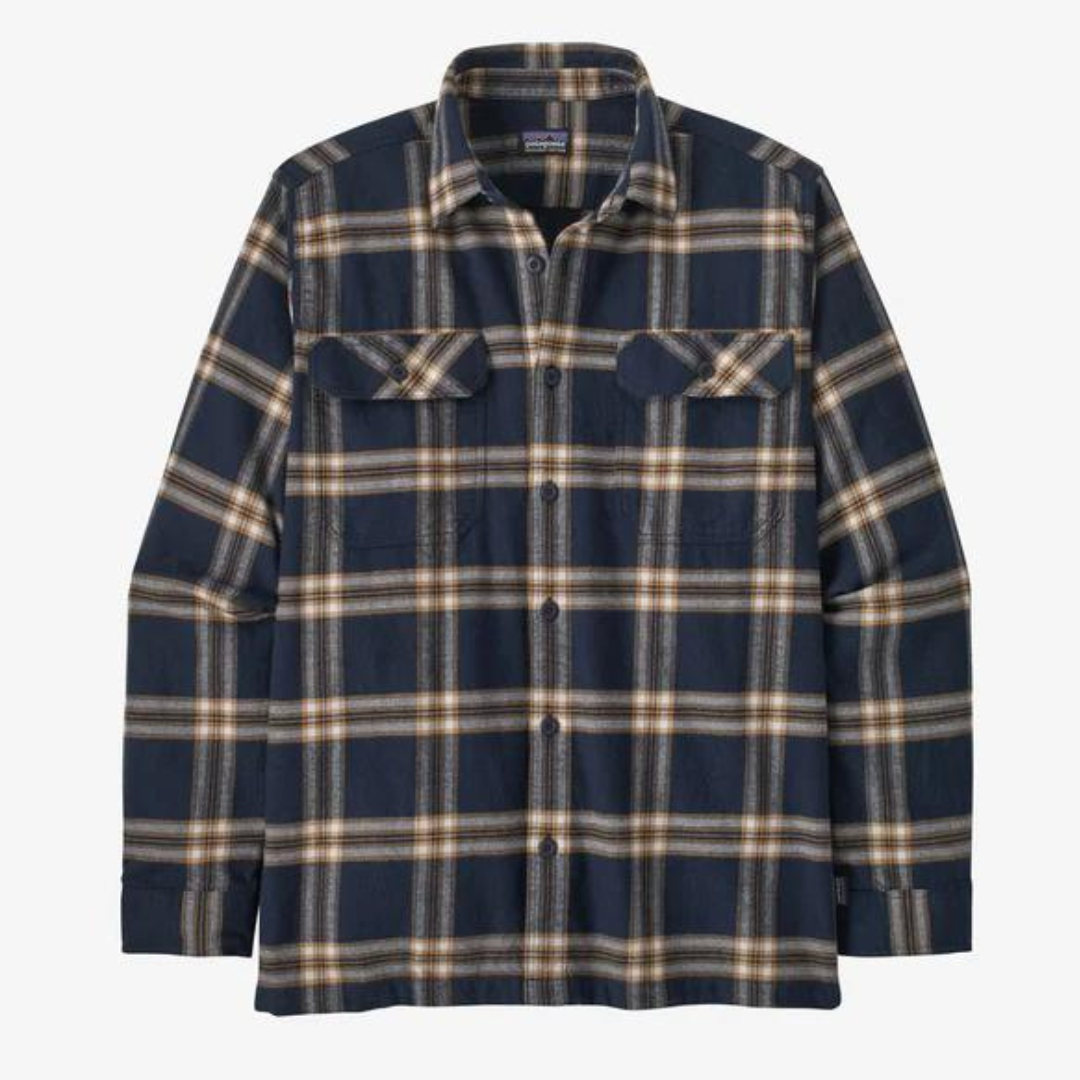 Patagonia M s L S Fjord Flannel Shirt Raglan Surf Co