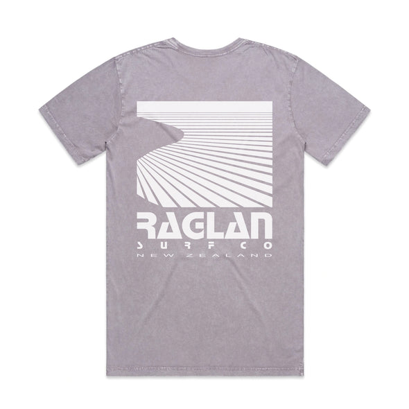 Raglan Surf Co Block Stone Wash T-Shirt