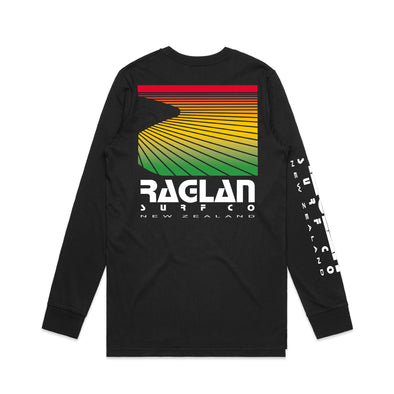 Raglan Surf Co Block Rasta Long Sleeve